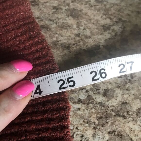 A.N.A Brown V Neck Sweater Size Large - Picture 8 of 12